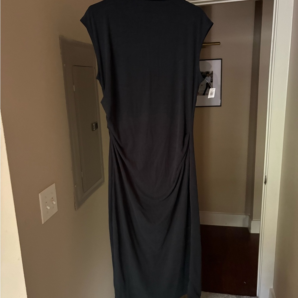 Old Navy Black Midi Dress
